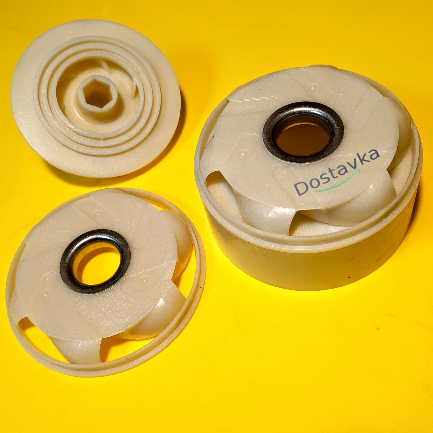 Working stage for submersible pump NPO KGB100QJD6 (Ø87*35 h6.2) (plastic/stainless steel) (assembled) (A36)