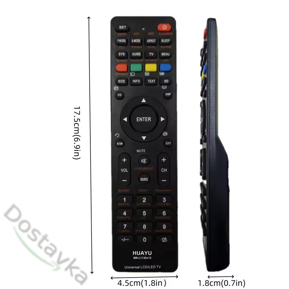 Any TV universal Remote control RM-L1130+ HUAYU