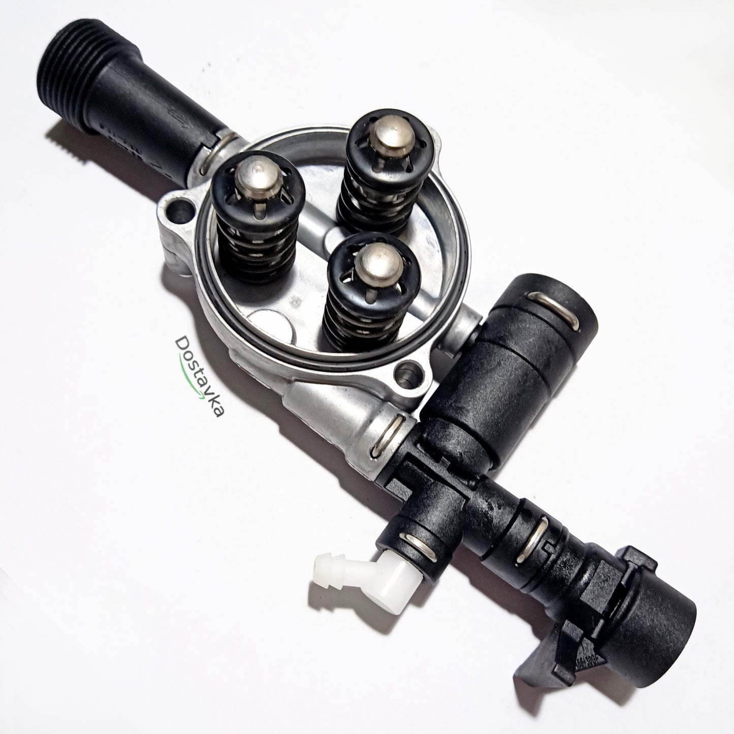 Pump chamber housing for car wash NPO CW1900/CW2000 (with pipes and valves) (assembled) (A58)