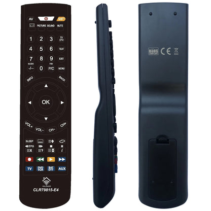 Programmable remote control CLR79815-E4 (4 in 1) for TV/ LCD/ LED/ DVD/ DVB-T2