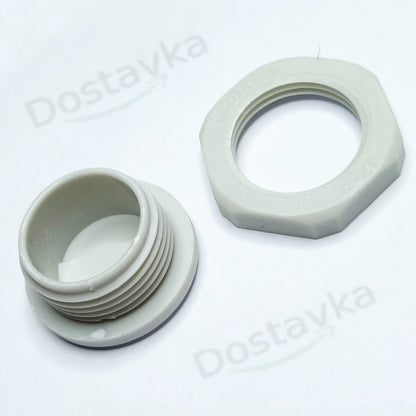 Nylon Waterproof Threaded Plug with Nut
