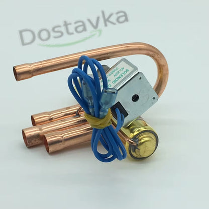 4-way valve DHF-11 (inlet 1/2" ODF, outlet 5/8" ODF) for air conditioner