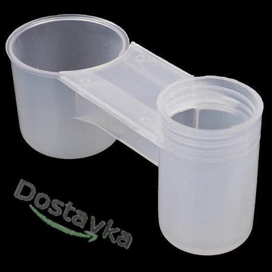 Birds, parrots, pigeons Plastic feeder and drinker