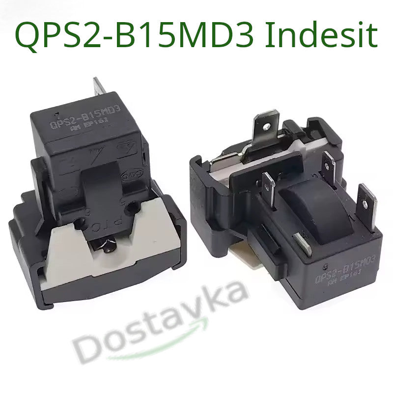 Thermal protection starter relay PTC QPS2-B15MD3 for Indesit refrigerator with freezer