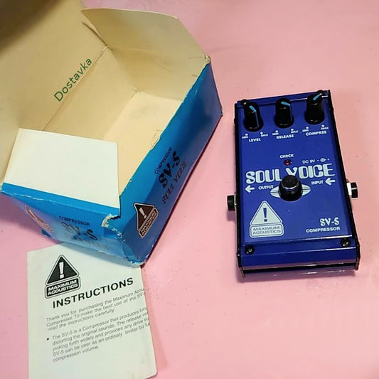 Guitar Compressor Maximum Acoustics Soul Voice SV-5