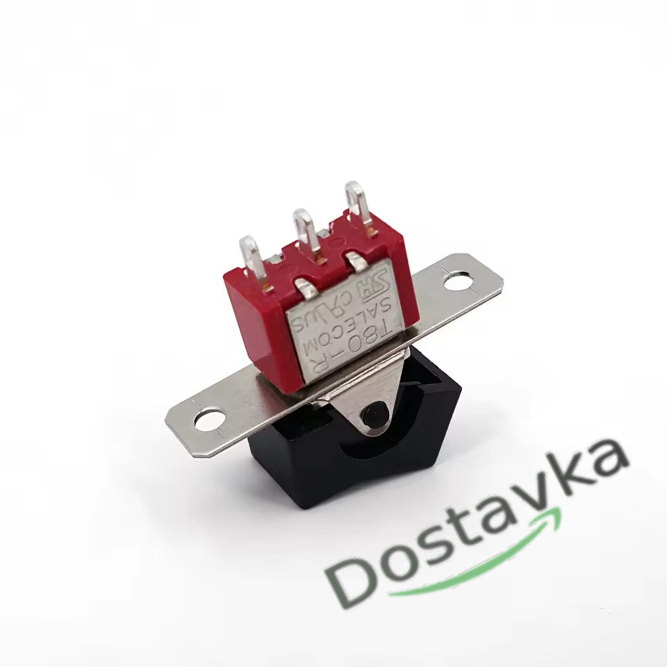 Miniature rocker switch SH T80-R R11 R8016 ON-OFF-ON for panel mounting 3A/250VAC 5A/125VAC