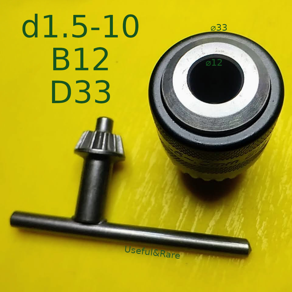 Professional drill mini-chuck 1.5-10 mm B12