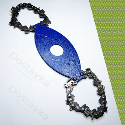 Flat spool chain cutter for petrol electric scythe (25.5 mm)