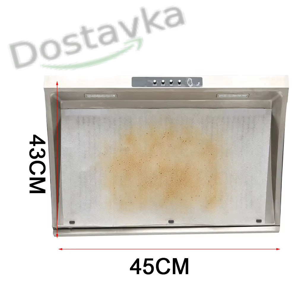 Oil Absorbing Disposable Filter Cap for Kitchen Hood (set of 12)