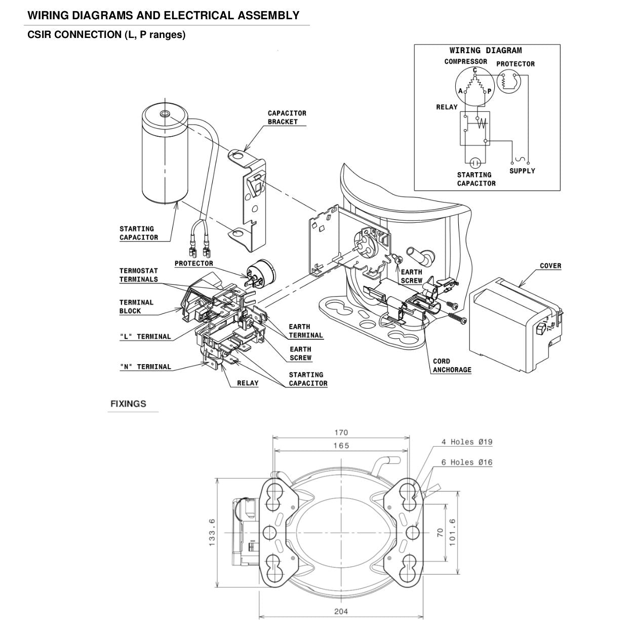 Hermetic Compressor Cubigel NPY12LAa R-290 LPB (ACC) 12.10 cm³ 402 Wt