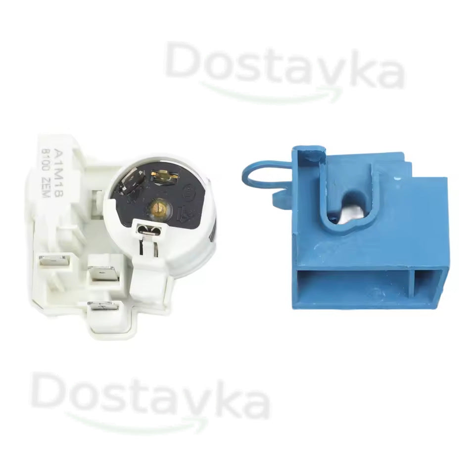 ZEM Refrigerator PTC Start Relay Overload Protector (3-Pin, A1E8, 8100)