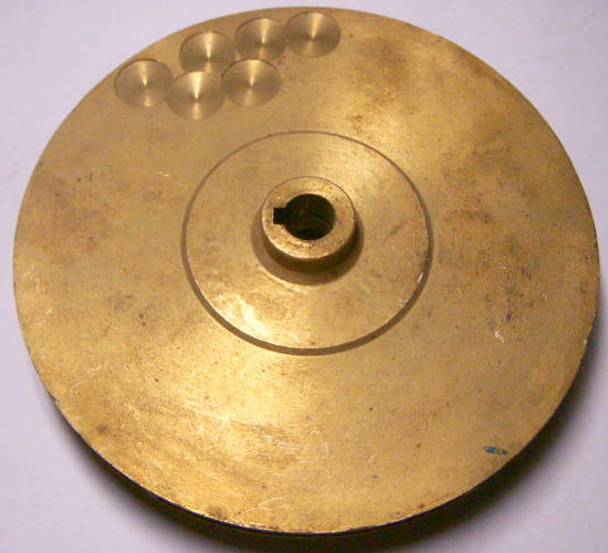 Латунное рабочее колесо d128*11*34 для центробежного насоса