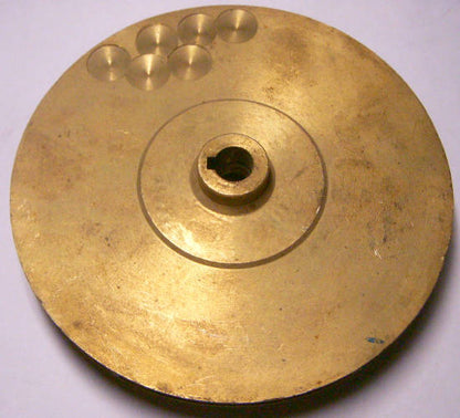 Латунное рабочее колесо d128*11*34 для центробежного насоса