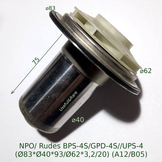 BPS-4S/GPD-4S/ UPS-4 circulation pumps repair kit (Ø83*Ø40*93/Ø62*3.2/20) (A12/B05) (assembled)