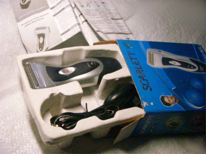 2-in-1 Scarlett SC-518  Electric Shaver (+ Mustache Trimmer) (with floating blades)