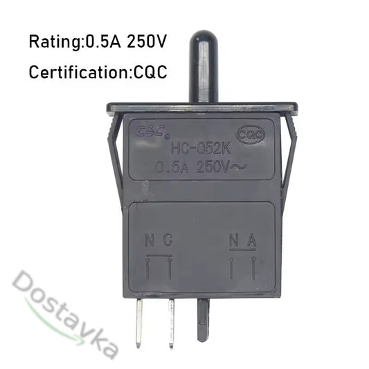 Push-button light switch (single_2C) ELTEK 100256 for Bosch refrigerator