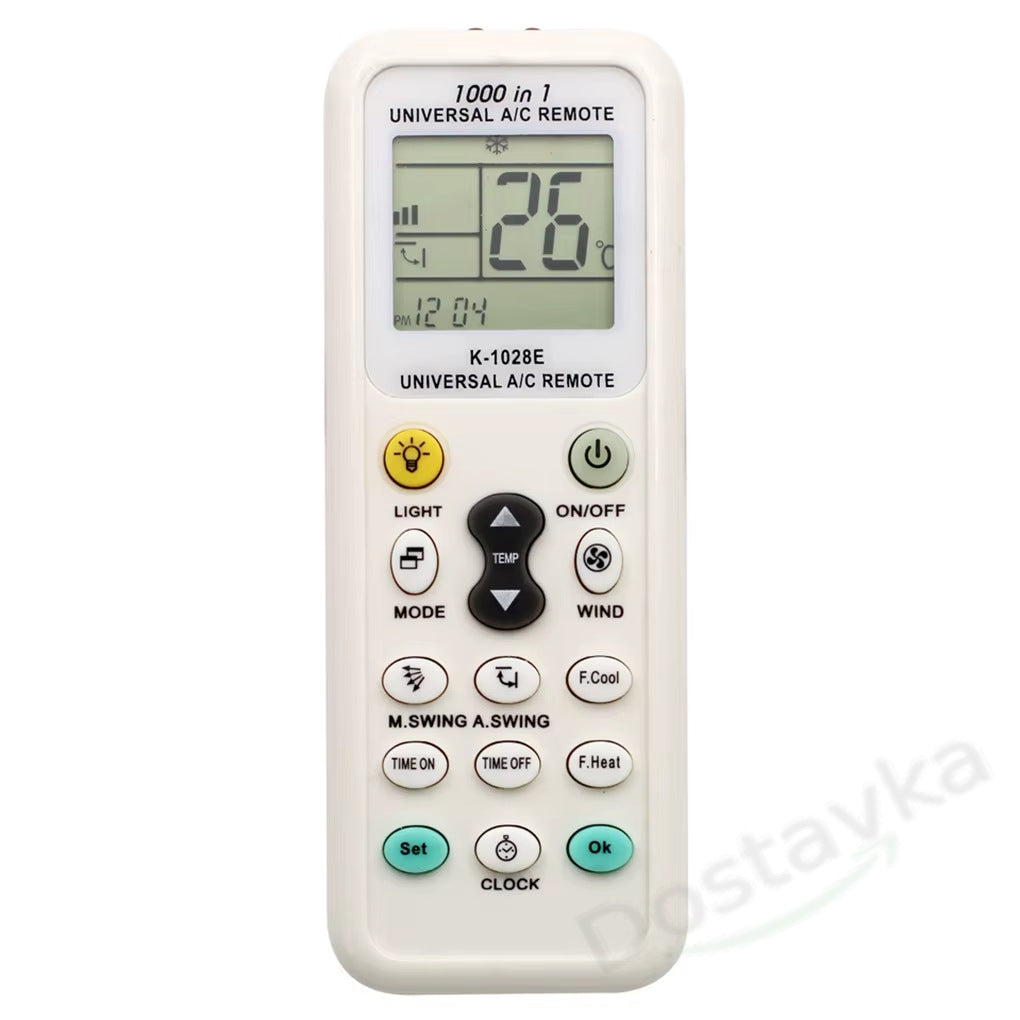 Universal Conditioner Remote LG, Samsung, Gree, Midea (K-1028E, 1000)
