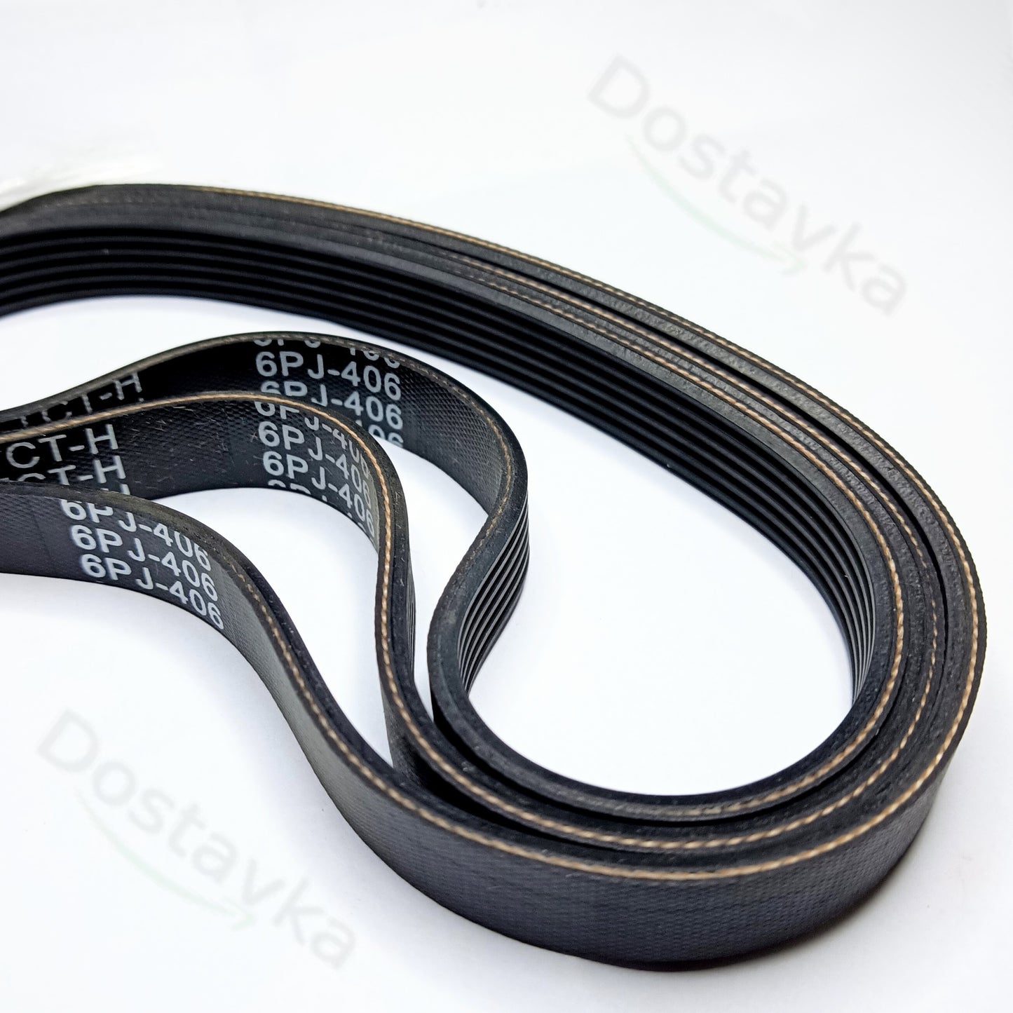 Micro-V Compressor Machine 6-Rib Belt (160J, 6PJ406, 400mm)