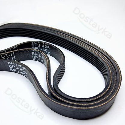 Micro-V Compressor Machine 6-Rib Belt (160J, 6PJ406, 400mm)