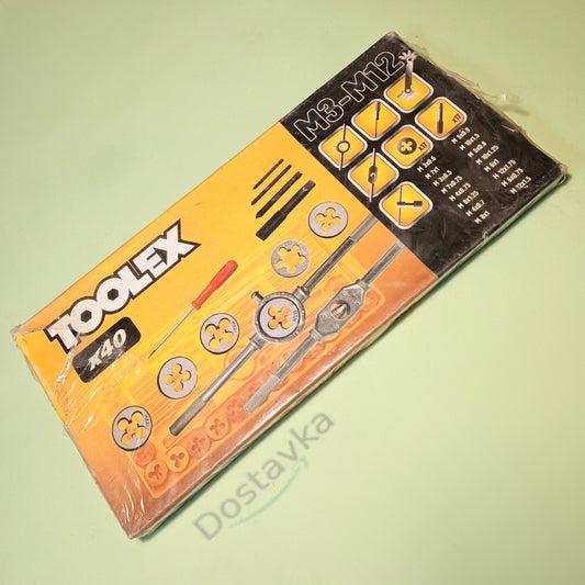 Toolex 19S040 40-in-1 Sword and Dies Set (M3-M12)