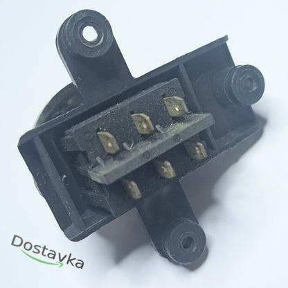 Switch with key for electric meat grinder