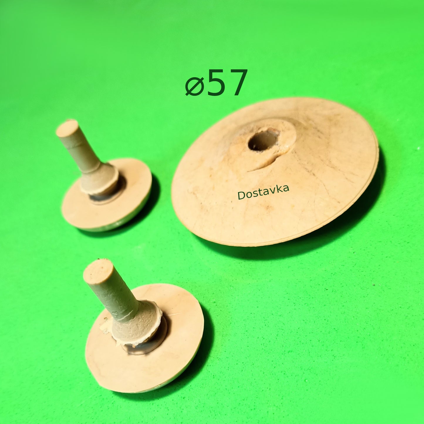 Repair kit (57mm piston + two valves) for the Vodolay/Urozhai vibration pump