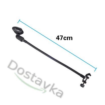 Desktop Flexible Adjustable Microphone Holder with Grip (Clamp)