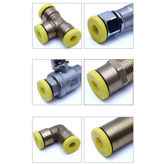 Plastic screw sealing plug with ring M10 - M30 (UNF-20)