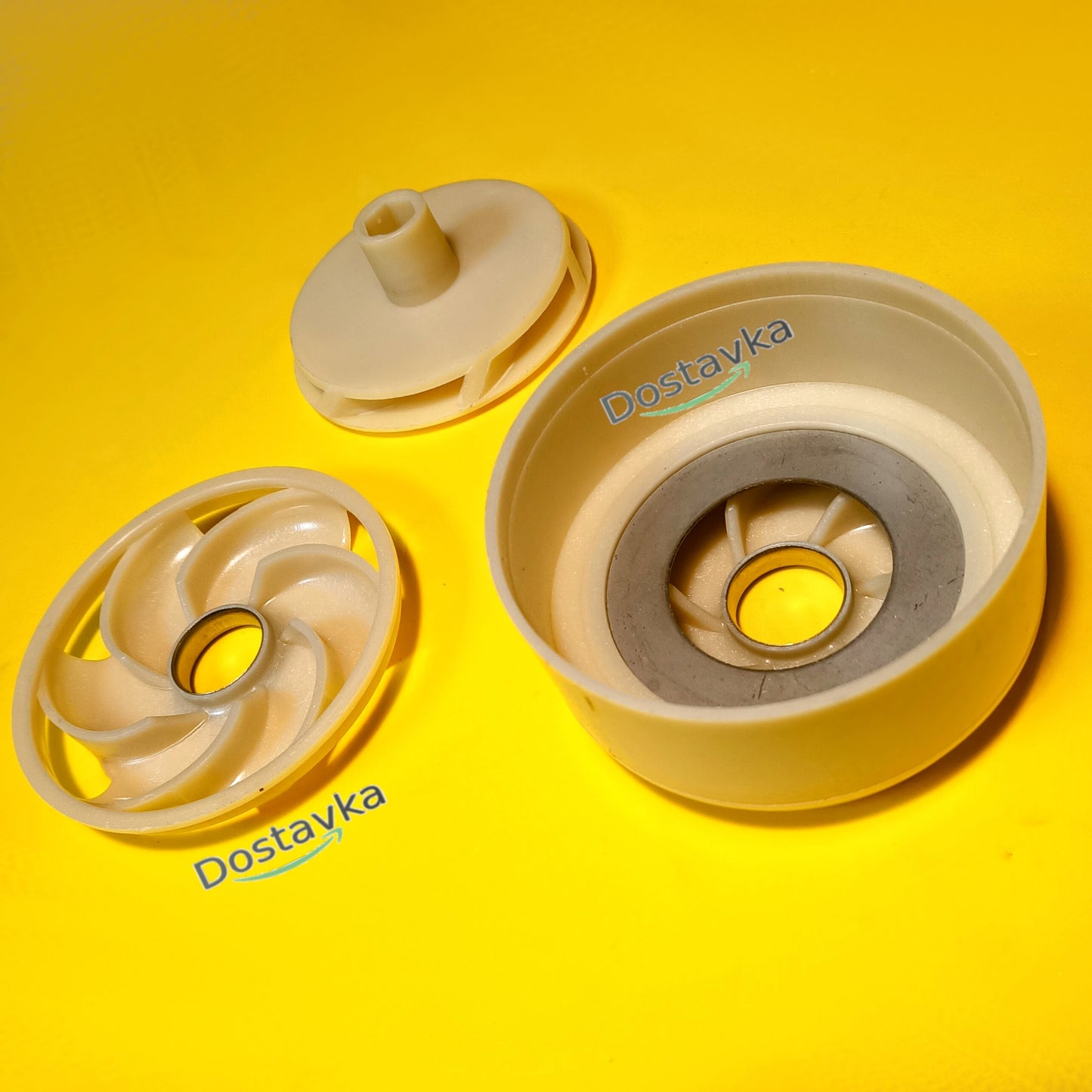 Working stage for submersible pump NPO KGB100QJD6 (Ø87*35 h6.2) (plastic/stainless steel) (assembled) (A36)