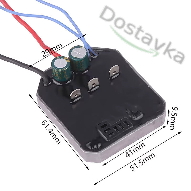 Controller board brushless lithium electric wrench/grinder 60A angle grinder (52*62mm)