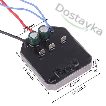 Controller board brushless lithium electric wrench/grinder 60A angle grinder (52*62mm)