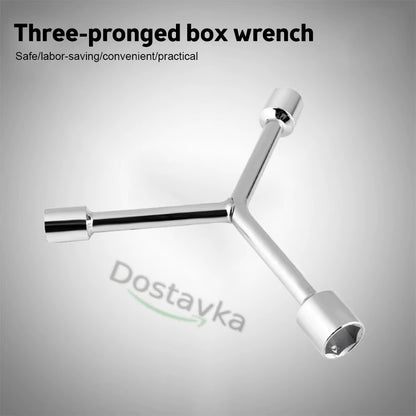 Y-shaped socket wrench 8-10-12 mm for bicycle repair/disassembly