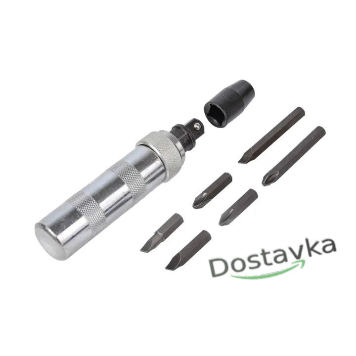 Impact screwdriver set (automatic) (7 items) INTERTOOL HT-0430