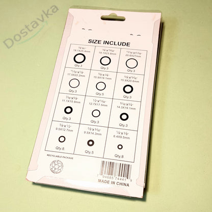 50 different sealing rings Set (6-19 mm)