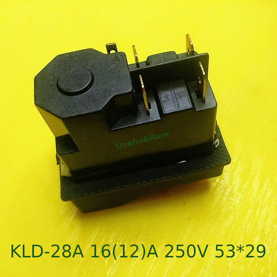 Sealed manual switch KLD-28A 16(12)A 250V 53*29 5 pins