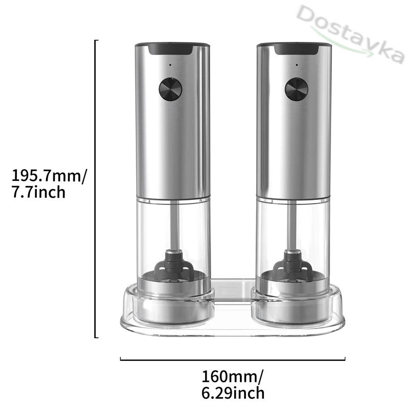 Electric Spice Mill Salt And Pepper Grinder With Adjustable Coarseness KYMQ-43B-01