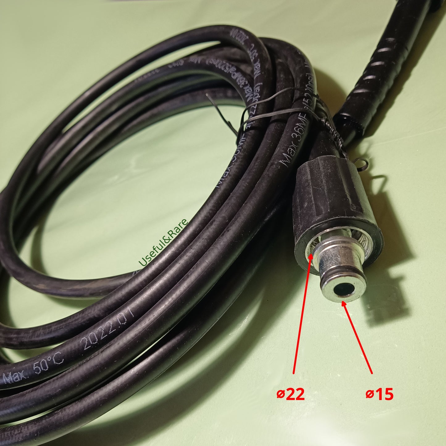 Pressure washer high pressure hose 5m 22-22 5220 psi 50℃