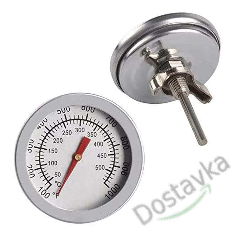Metal Thermometer for Oven, Kitchen, Home, Grill, Smokehouse, BBQ, Baking (0-400/500℃ Sensor)