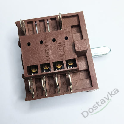Electric oven Switch Tibon (4+2) Ref 440 (16A 250V T125)