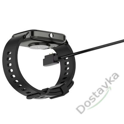 2-Pin Magnetic USB 2.0 Pogo Cable for Kids Smart Watch Charging Q750S T88 A20 A20S TD05 V6G