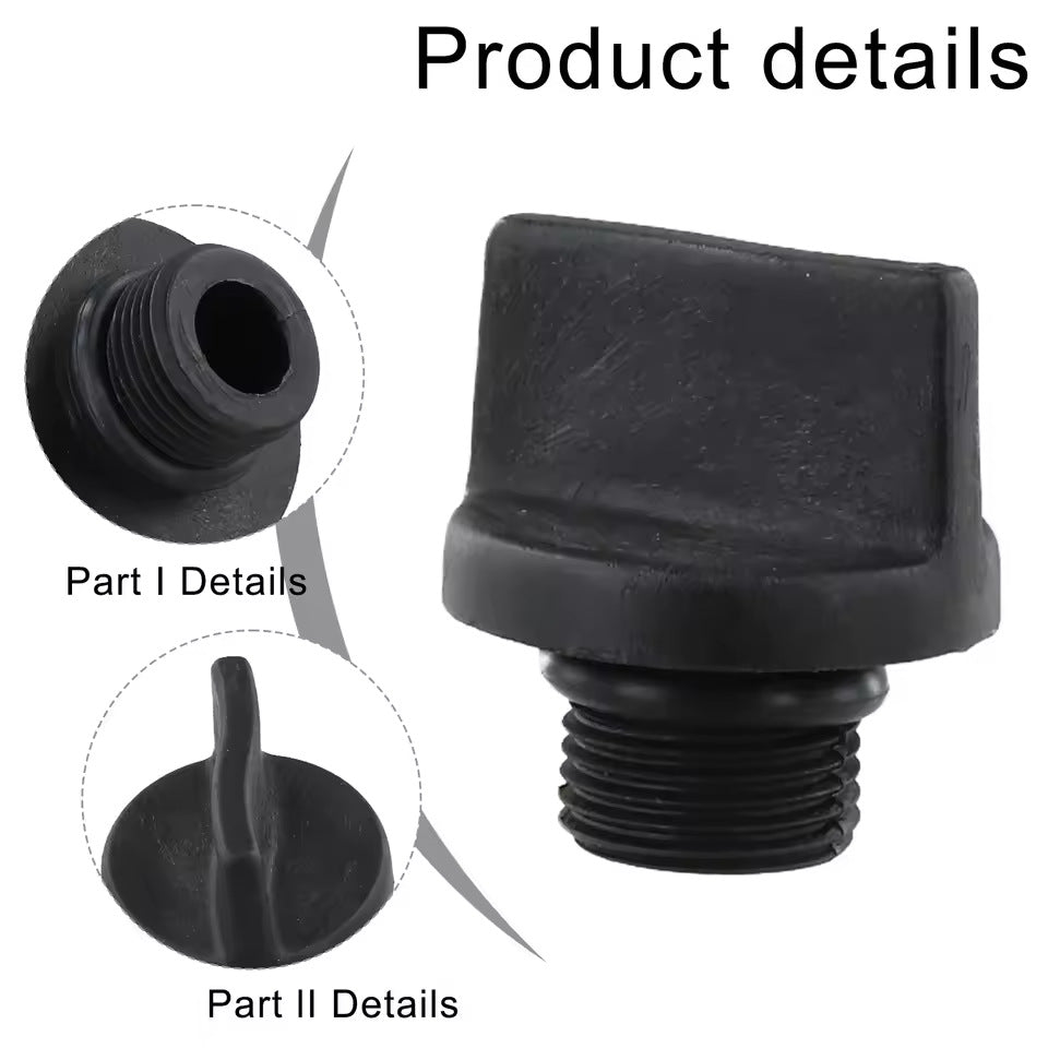 Threaded Plug (G3/8 M, Plastic, 16mm)