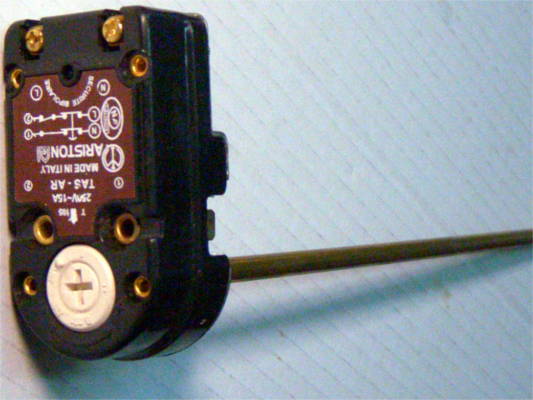 Water heater boiler thermostat 3412075 15A 220V rod L255 + lamp outputs
