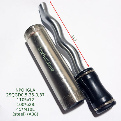 NPO IGLA 2SQGD0.5-35-0.37 submersible pump screw unit (110*ф12/100*ф28/45*M10L) (steel) (A08)