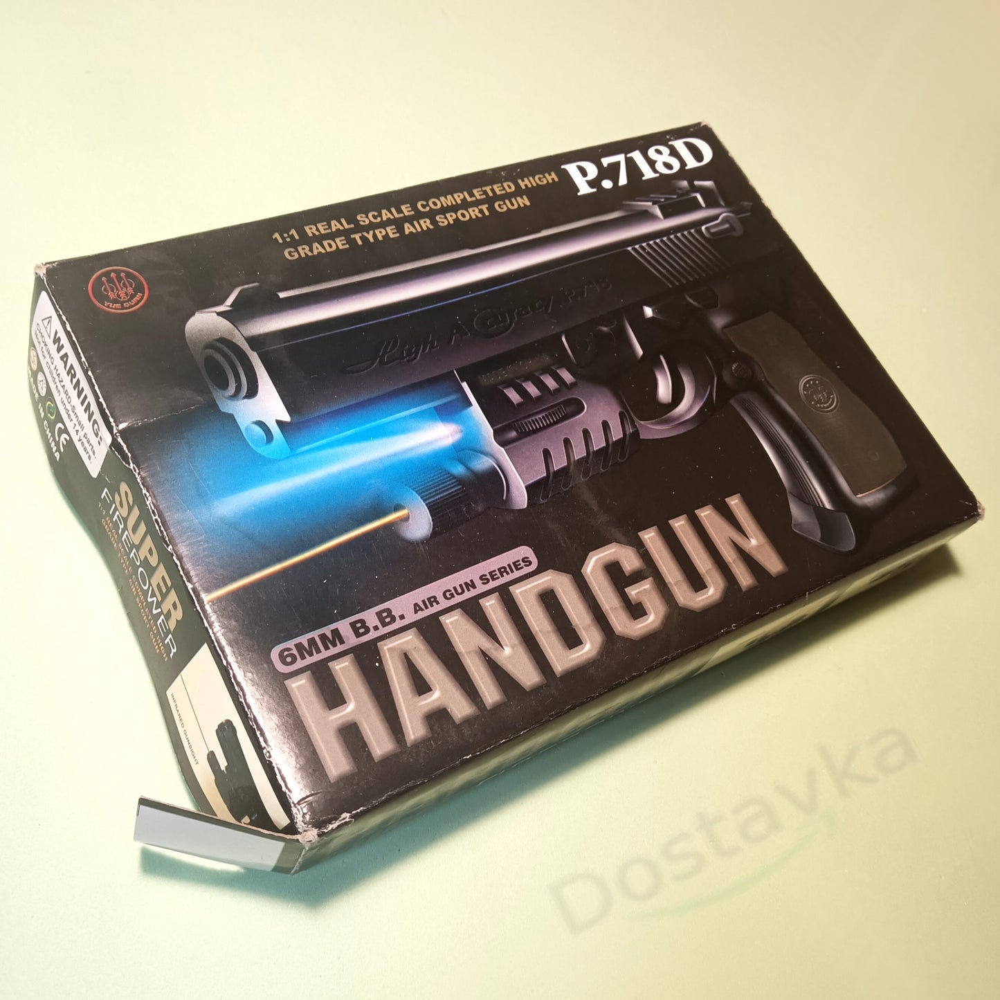 High Accuracy Airsoft Pistol P.718D (6mm BB)