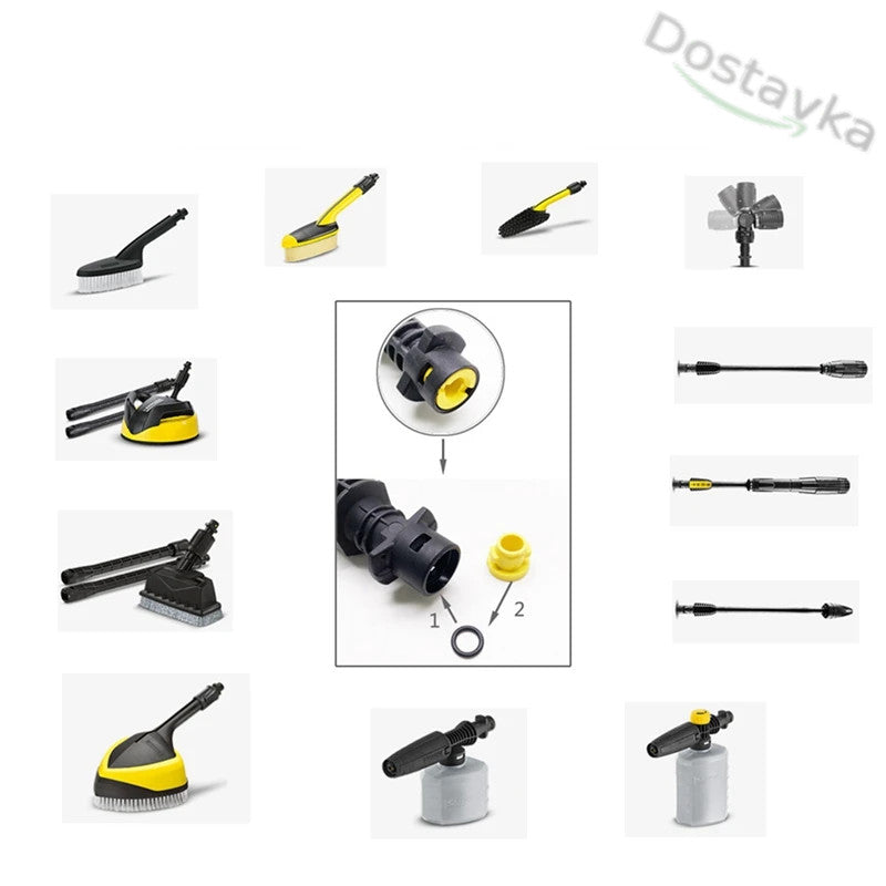 Karcher Lance car washer repair kit (O-rings) nozzles (2.640-729.0) K2 K3 K4 K5 K6 K7