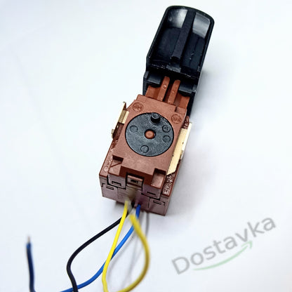 Screwdriver switch Defond EGD-2116Z 24Vd.c. 16.1 RA button 27*16.5 base 26*20mm (5-pin)