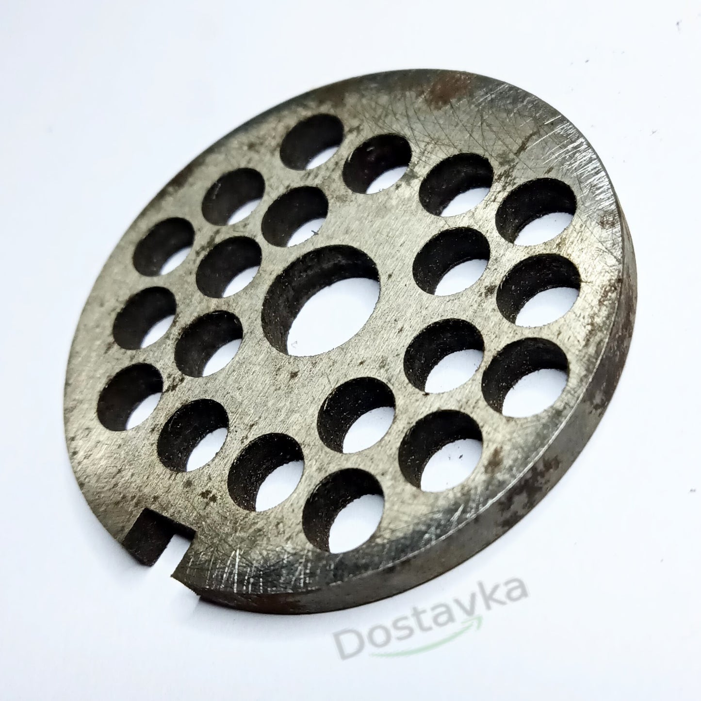 Meat grinder outlet grid d60*12 (fix groove 5 mm)