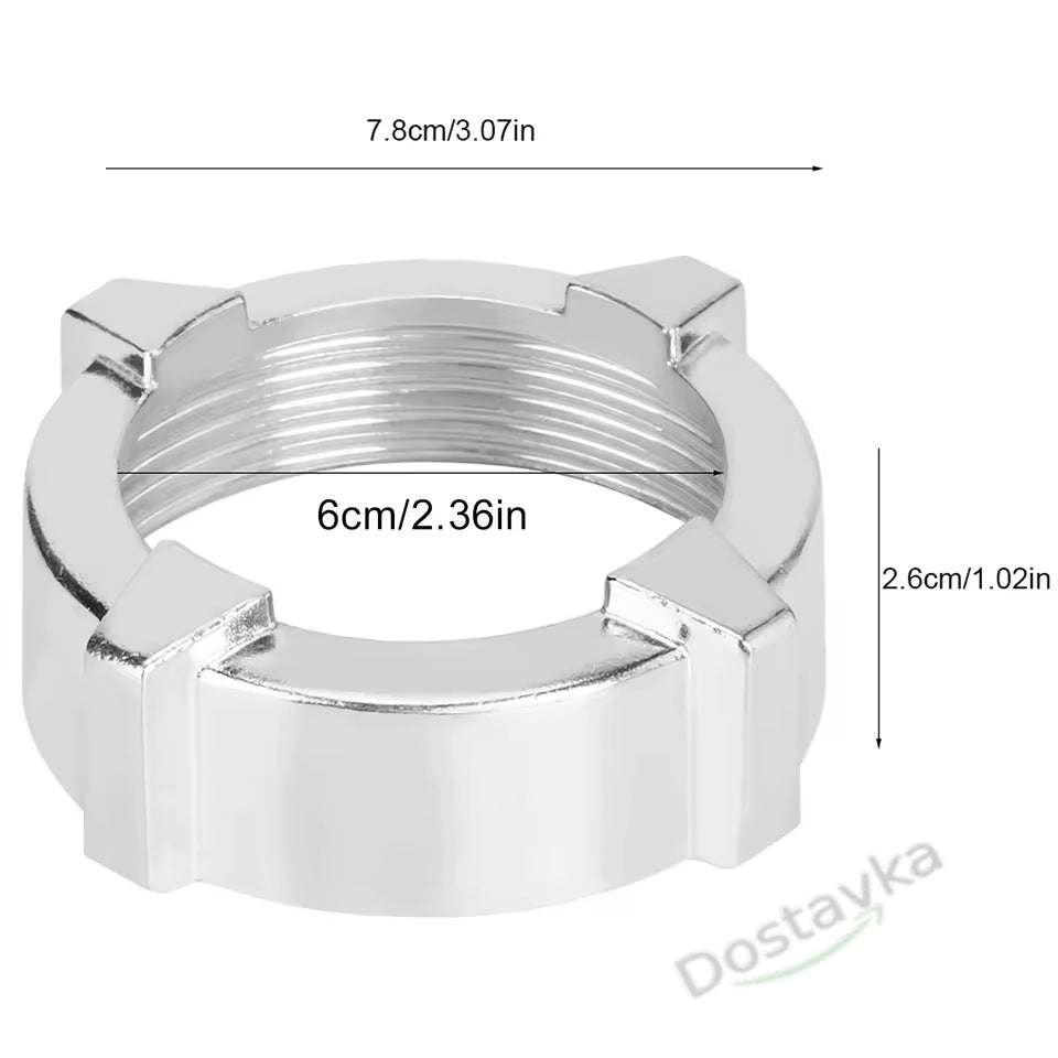 Meat grinder auger tube clamp nut (d60.5*52 h22 M3)