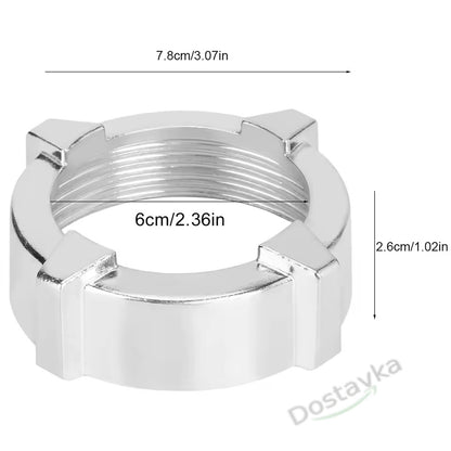 Meat grinder auger tube clamp nut (d60.5*52 h22 M3)