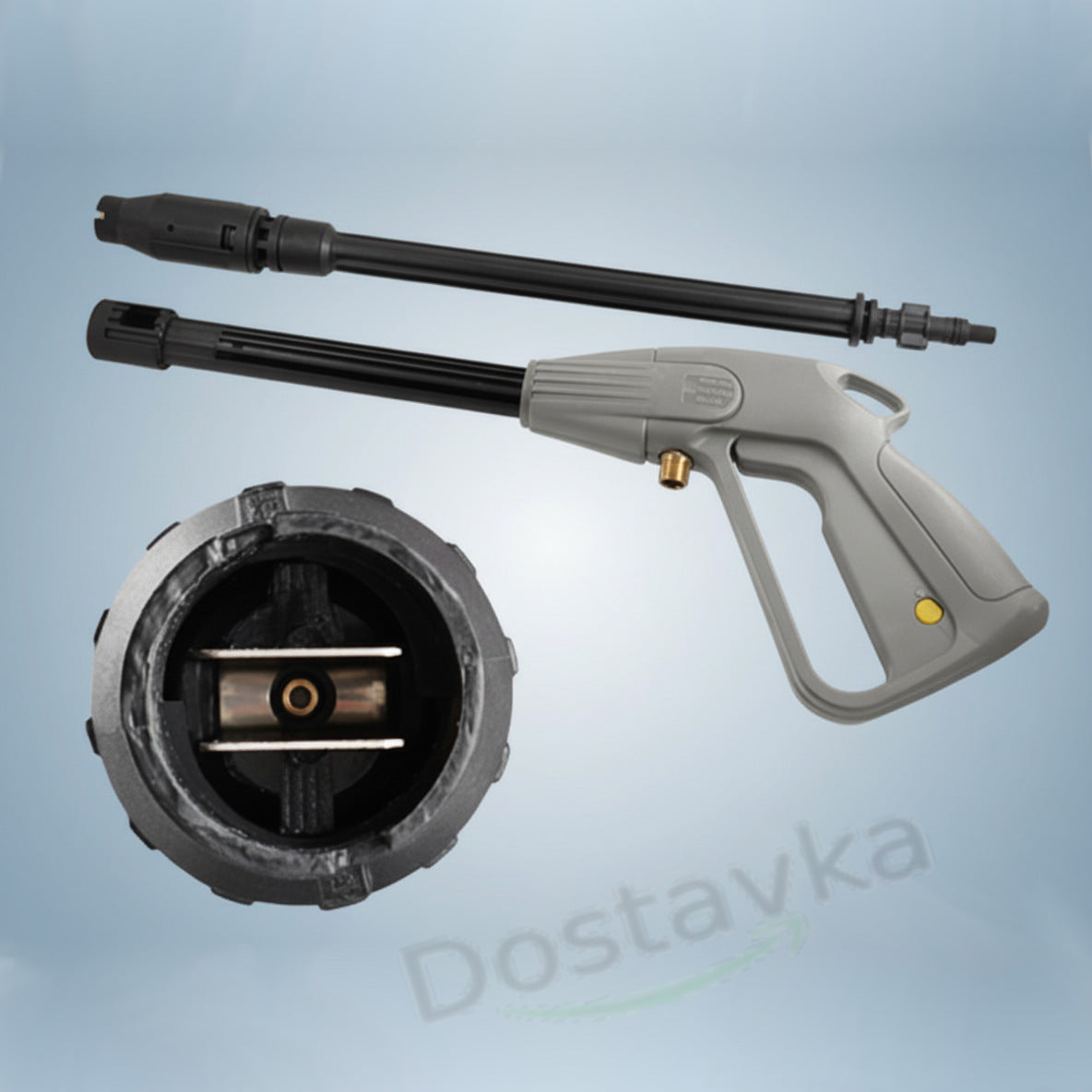 Folding High Pressure Washer Spray Gun (14mm Bottom Hose Thread)